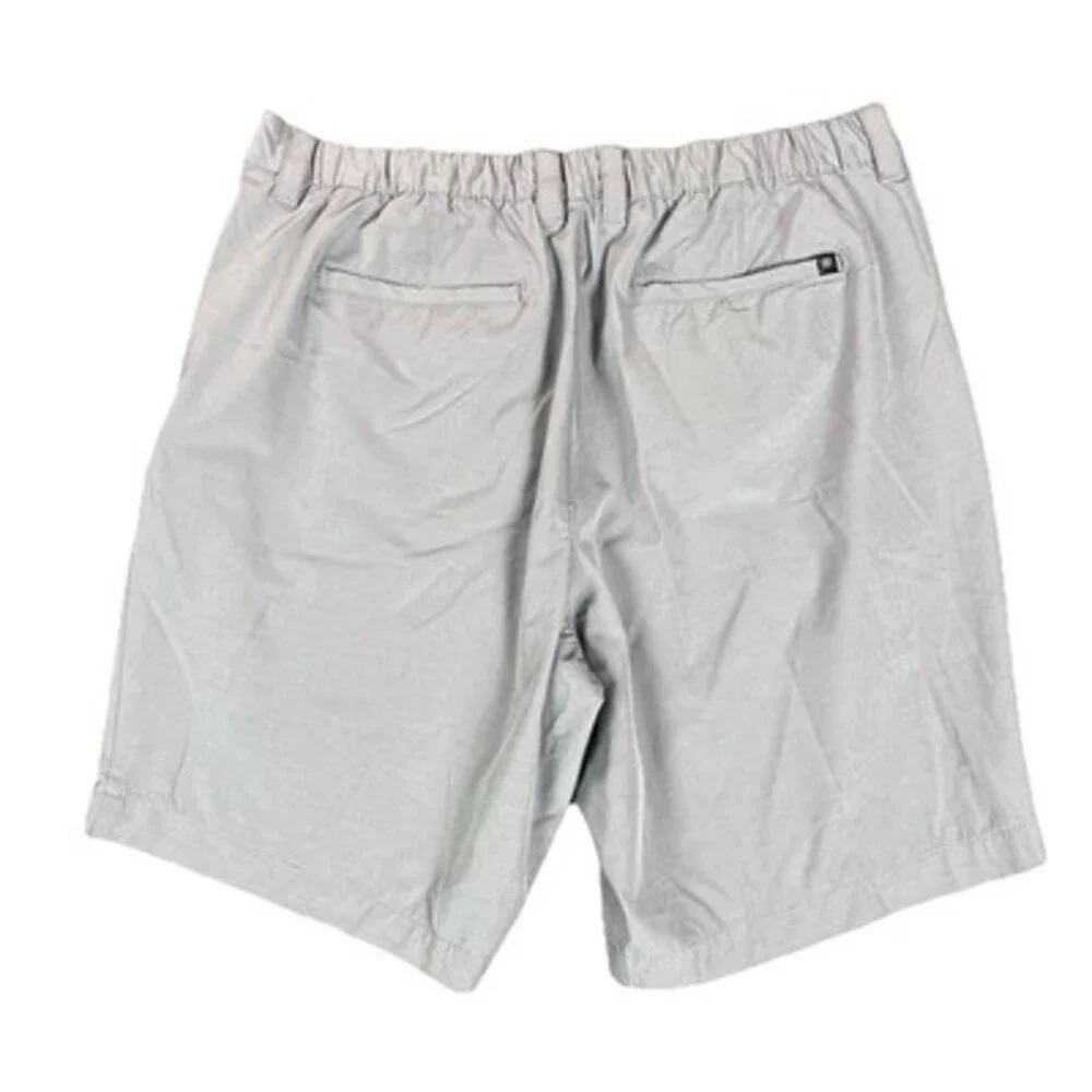 Banana Republic Mens Golf Shorts 38 Comfort Flat Front Gray 9 Inseam Performance